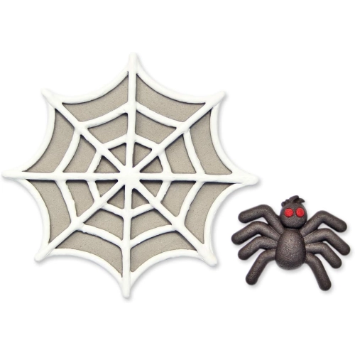 FOREMKI WYKRAWACZE DO LUKRU CIASTA PAJĄK SIEĆ HALLOWEEN 2 szt